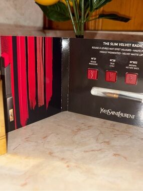 Yves Saint Laurent Black Slim Velvet Sample Palette